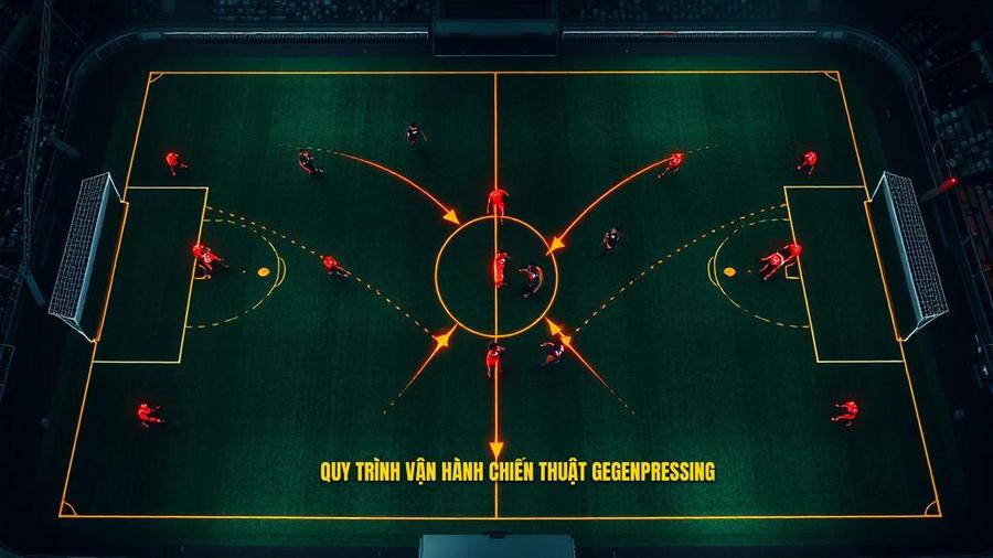 Quy trình vận hành chiến thuật Gegenpressing