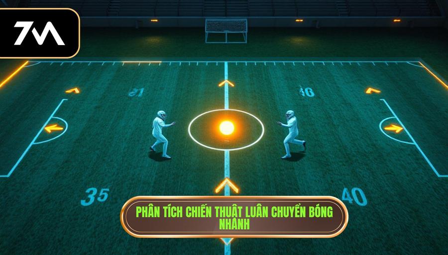 Phân tích chiến thuật luân chuyển bóng nhanh